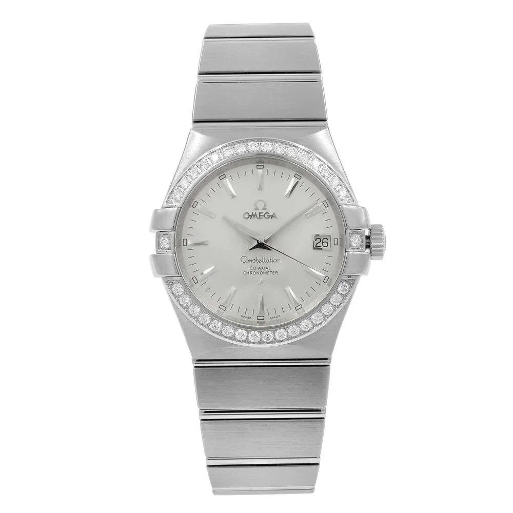 Omega Constellation Steel Diamond Silver Dial Ladies Watch 123.15.35.20.02.001 - Picture 3 of 8